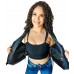 Colete Feminino/couro Sintético/motociclista/motoclube 8fs