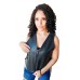 Colete Feminino/couro Sintético/motociclista/motoclube 8fs