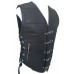 Colete De Couro Feminino Com Mosquetao Para Motociclista REF:19f