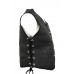 Colete Feminino Couro Legítimo (retalho) motociclista/motoclube Ref 9f